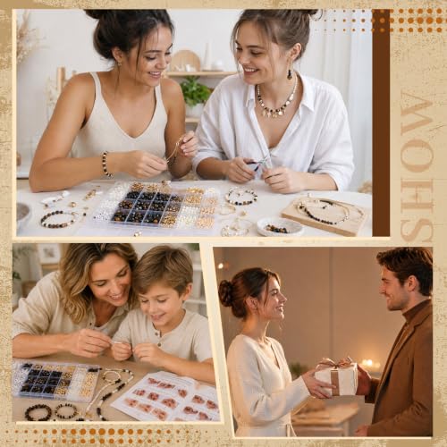 Image of Wurosi Jewelry Making Supplies Kit, Bracelet Making Kit for Adult