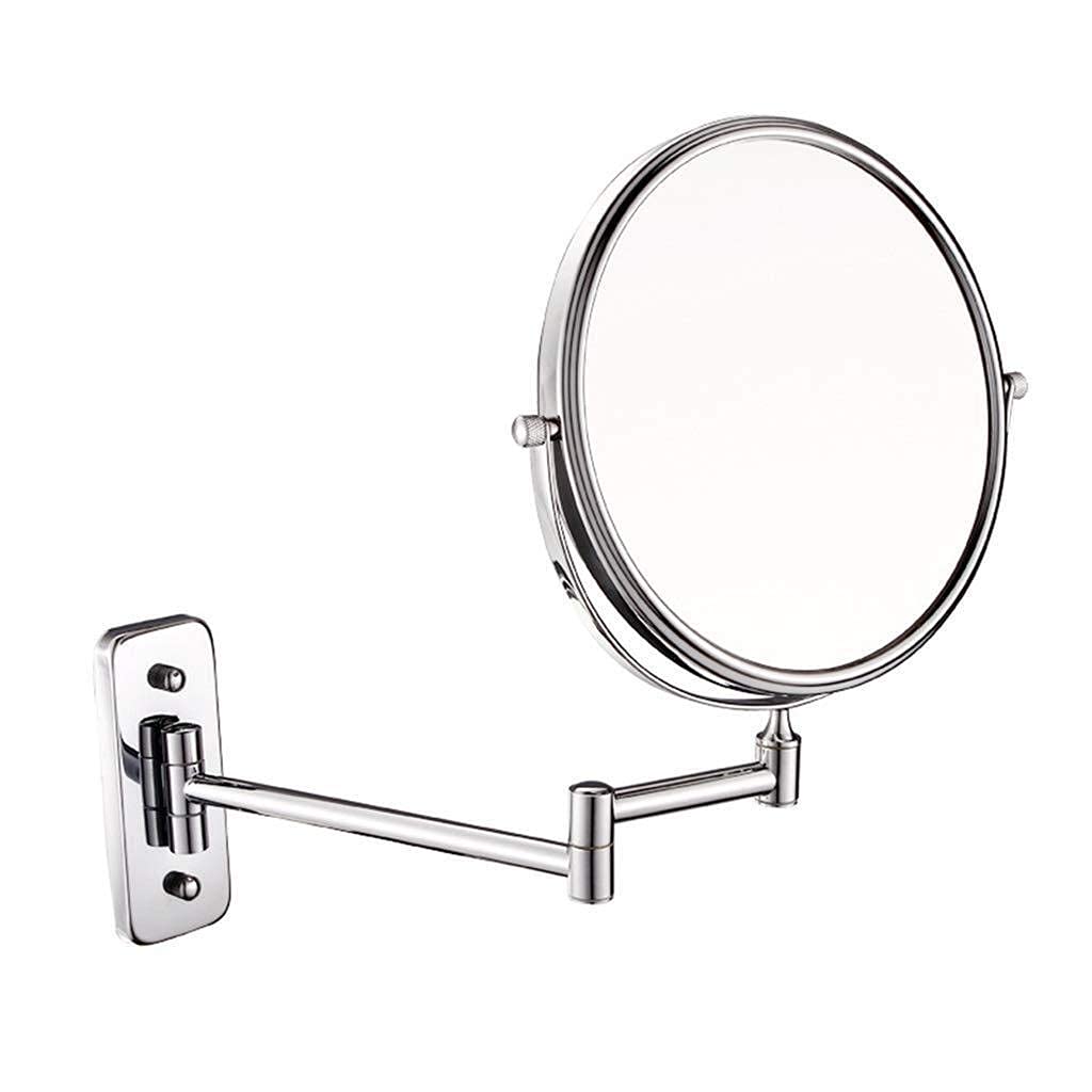 Miroir de maquillage pliable mural grossissement 3X et miroir cosmétique salle de bain
