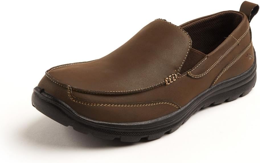 Deer Stags Men's Slip-on, Brown, 10