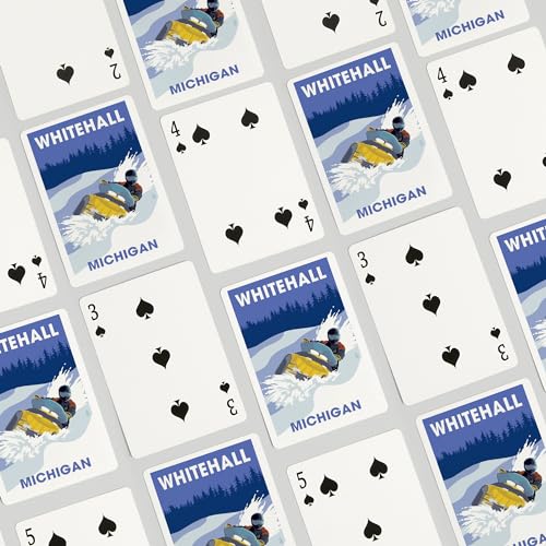 Lantern Press Naipes Poker Whitehall Michigan miniatura 4