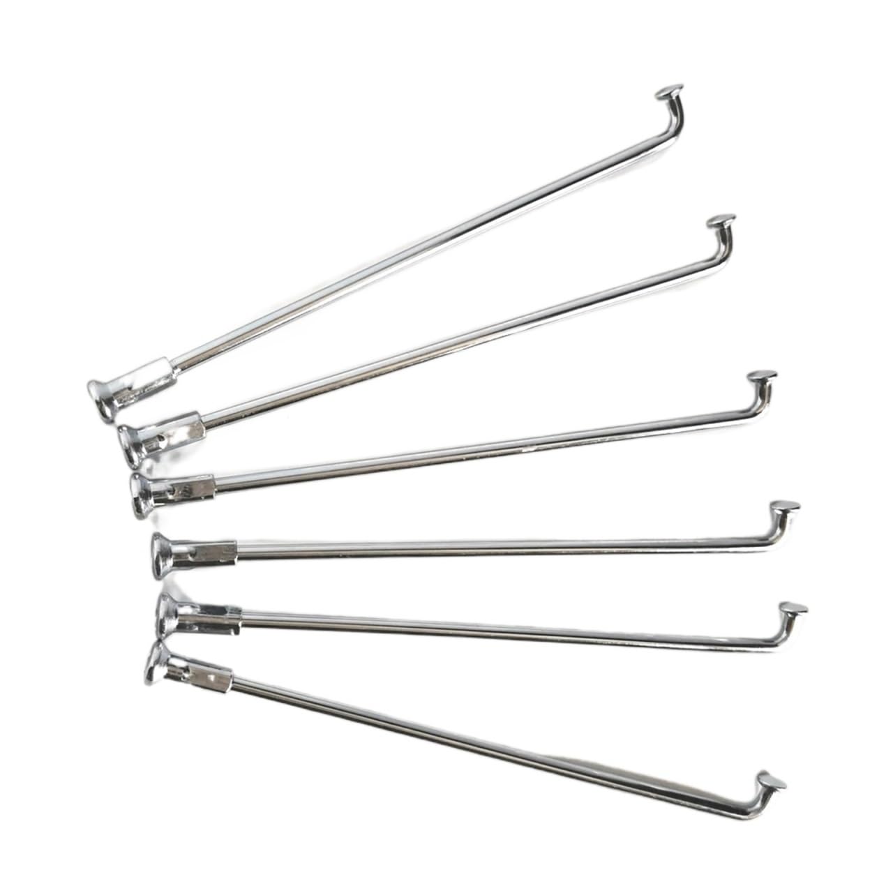 Szprychy motocyklowe 8G Off-Road 4,0 mm J Bend 45 #Steel do roweru elektrycznego (4,0 x 130 mm srebrne)