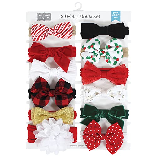 Image of Hudson Baby Cotton and Synthetic Headbands, Size 0-24 Months