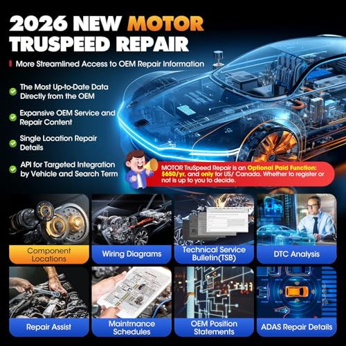 Autel Scanner MaxiSYS MS919, 2026 Top Intelligent Same as MSUltra, $2000 5in1 VCMI, Motor TruSpeed Topology 2.0, OE-Level J2534 Programming, Up of MS909 Elite 2 PRO Ultra Lite 40+ Services 3000+ Tests - Image 5