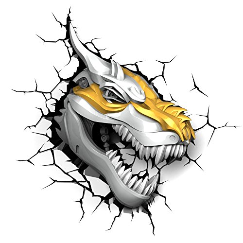 3D Light Fx- Transformers Grimlock Lampada LED, Multicolore, 23 x 15 x 35 cm, 4000531