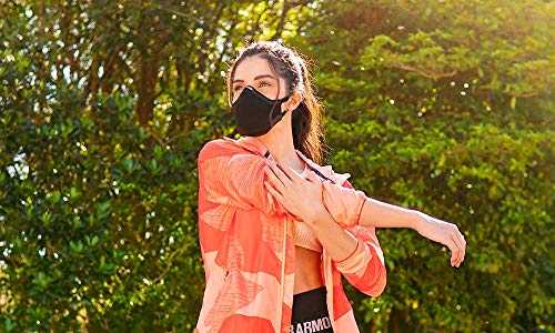 Máscara Reutilizável Knit Safe V-Block (PRETO, M)