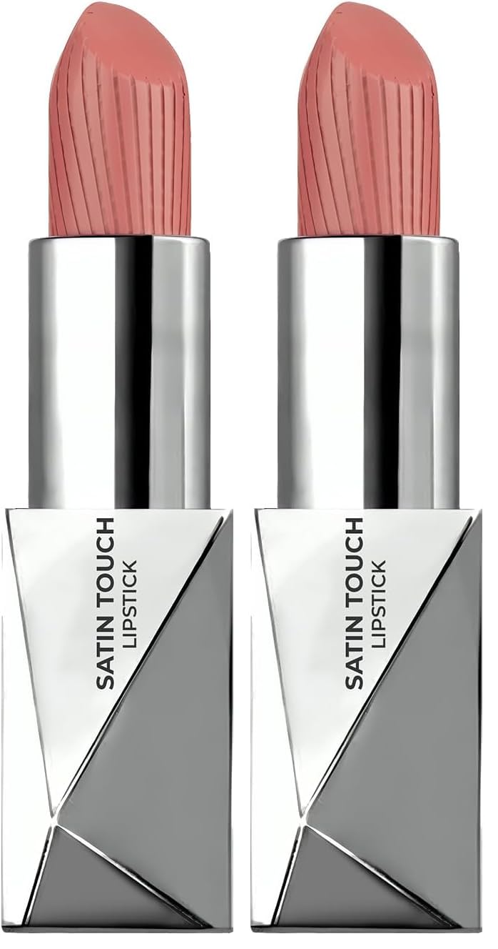 Alix Avien Uzun Süre Kalıcı Nemlendirici Pürüzsüz Etkili Yarı Mat Ruj Satin Touch Lipstick 802 Satin Peach (2 paketi)