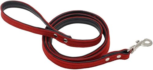 Miniatura 3 de Dogs Kingdom Juego de correa de arnés para perro con diamantes de imitación de cristal completo para cachorros, chihuahua, 2 unidades, rojo, M