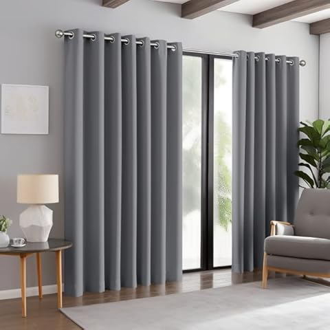 PANOVOUS Cortina de separación gris claro Cover