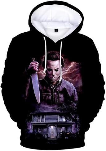 Hoodie Horror Movie Cosplay Costume Fleece Pullover Sweatshirt