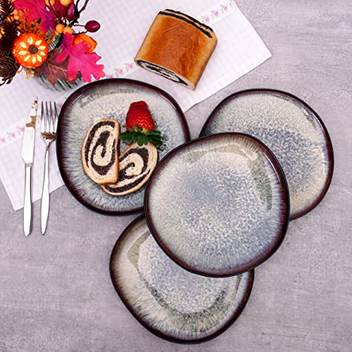 Black Galactic - Tazza da tè reattiva per 4 persone elegante straordinaria unica sana naturale auto-strutturata forma organica per uso quotidiano e occasioni speciali