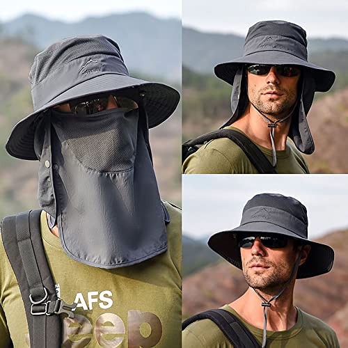 Sombrero de sol para hombre y mujer, protección UV verano miniatura 6