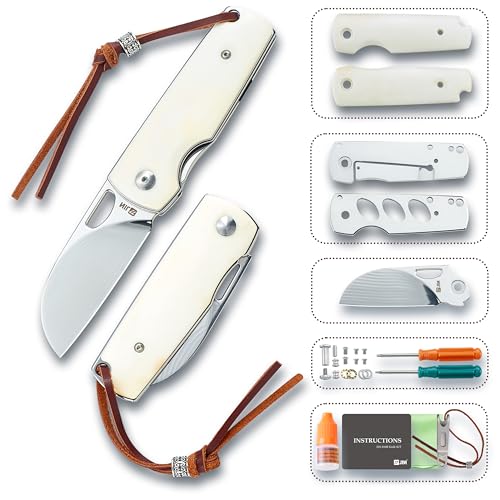 JIN Vaquero Damascus Pocket Knife Kit