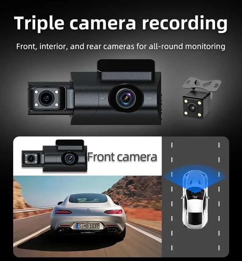 Image of 3K Dual Channel Dash Cam, STARVIS 2 IMX675 Sensor, ADAS, Built-in GPS Logger, Route Recorder, 2.7 inchIPS True Colors Display + with Night Vision, App Playback & Share, Optional Parking Monitoring