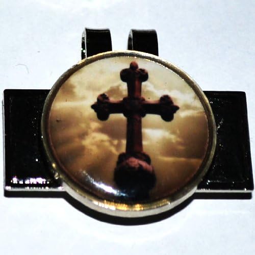 1" Holly Cross Golf Ball Marker Venchinni c157