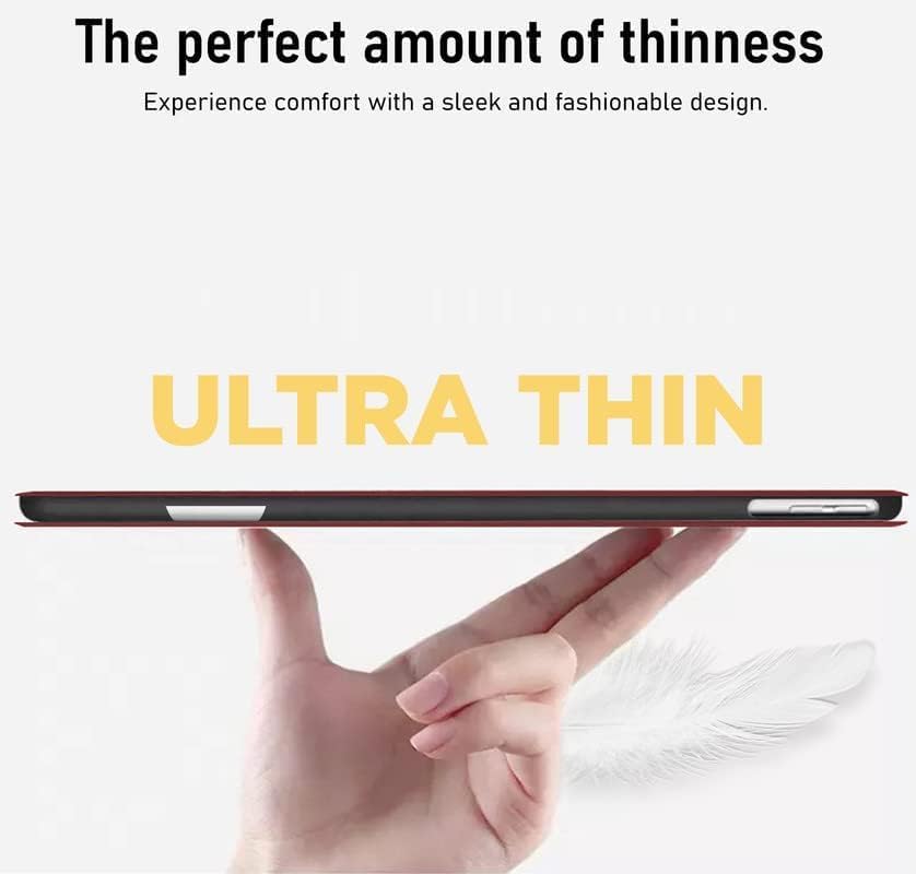 Image of ProElite Cover for Xiaomi Mi Pad 8 /8 Pro 11.2 inch Cover Case, Deer Flip Case for Xiaomi Mi Pad 8 /8 Pro 11.2 inch, Support Auto Sleep Wake, Wine Red
