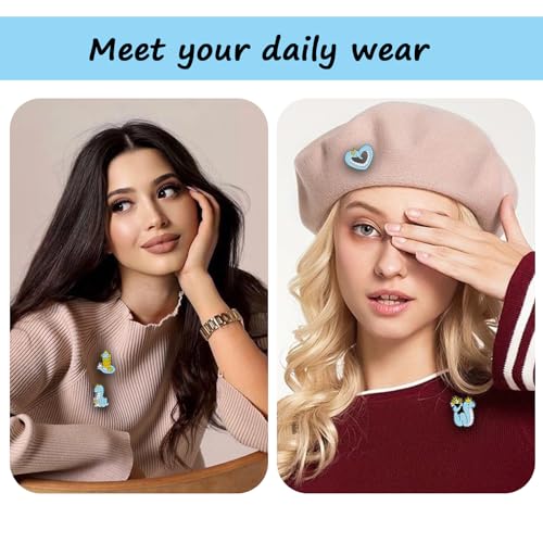 Image of 5Pcs Cartoon Capybara pin, Cute Animal Enamel Pin, Birthday Cake Donut Coffee Corn Roll Lapel Pin Alloy Backpack Pin Enamel Badge Suitable for Daily Decoration Clothes Sweater Hat Bag Collection Party Gift