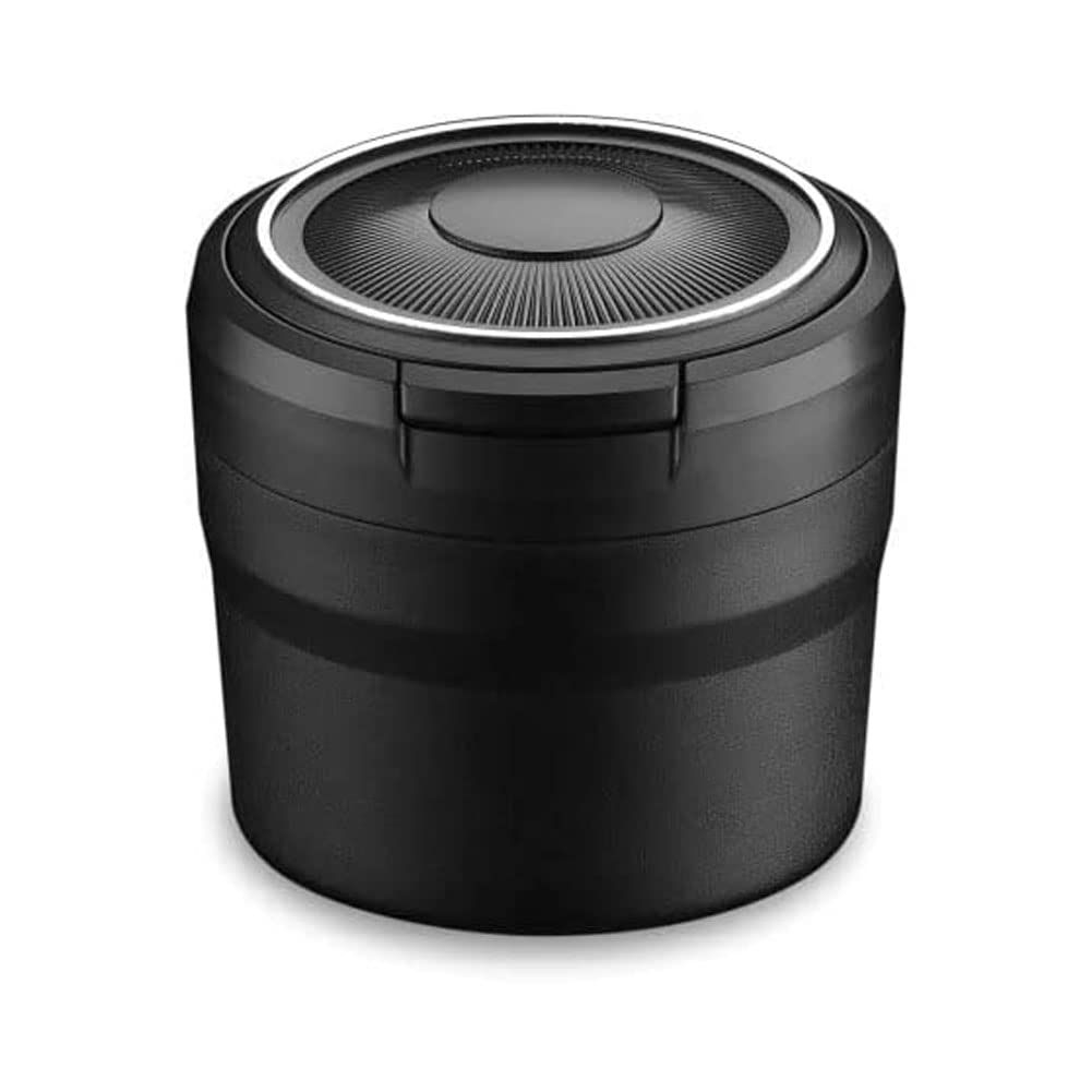 MMUNNA Car Ashtrays with Lid for Suzuki Vitara Brezza/Wagon R, Portable Ashtray with LED Light Smokeless Smell Proof Retardant Ashtray Car Decoration Accessories,G