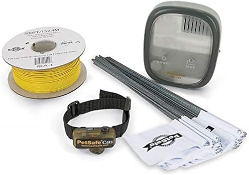 Miniatura 1 de PetSafe - Cerca para gatos de más de 6 libras impermeable corrección de tono y estática collar de sección elástica para mayor seguridad