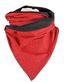 Loop Fleece Punkte rot