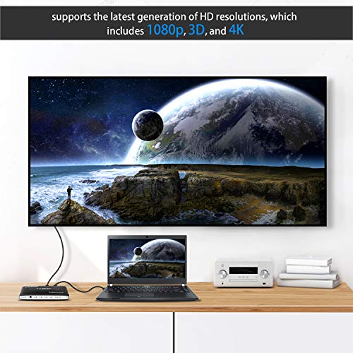 image for Zettaguard 4 Port 4 x 1 HDMI Switch with PIP (Picture in Picture)and I