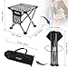 Roptat Camping Stool,Portable Folding Compact Lightweight Stool Seat for Camping Fishing Hiking Gardening Outdoor Walking Backpacking Travelling and Beach with Carry Bag (Zebra)