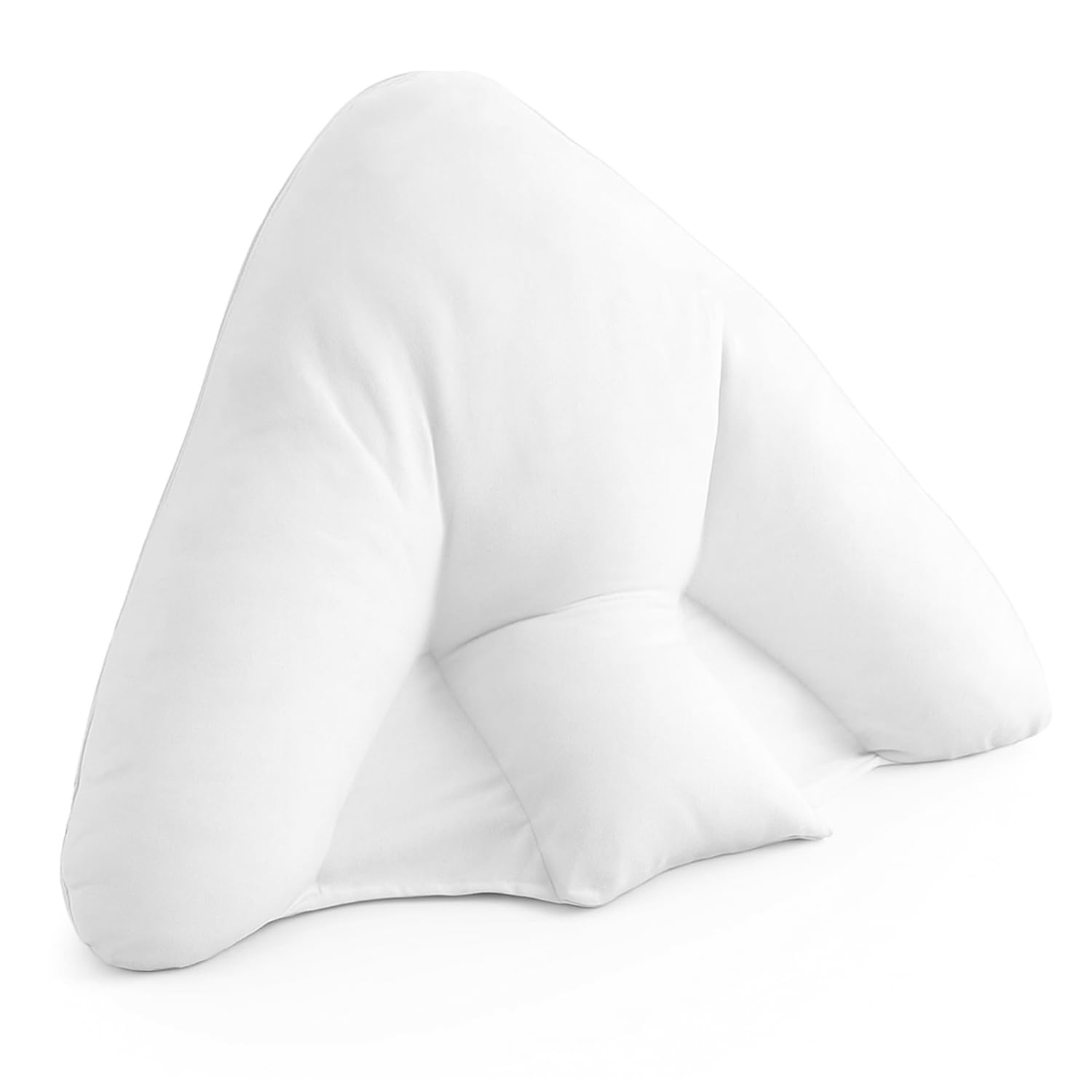 Bedding Home Anti Allergy Back Rest Lumbar Support Reading Pillow, Soft Neck Pillow Back Support Cushion Orthopedic Pillow, Backrest Batwing Triangle Pillow