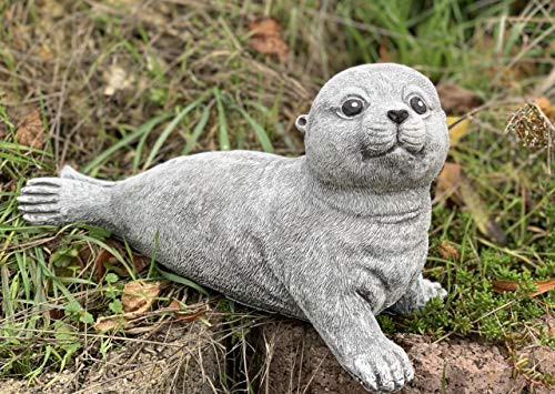 Figurine en Pierre Seehund Stone and Style, l'élégance d'une statue résistante