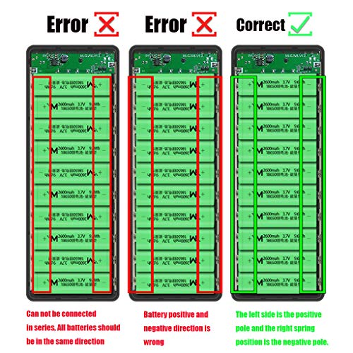DIY 10x18650 Batterij Case Met Indicator Power Bank Shell Draagbare Externe Doos zonder Batterij Powerbank Protector… - Afbeelding 3
