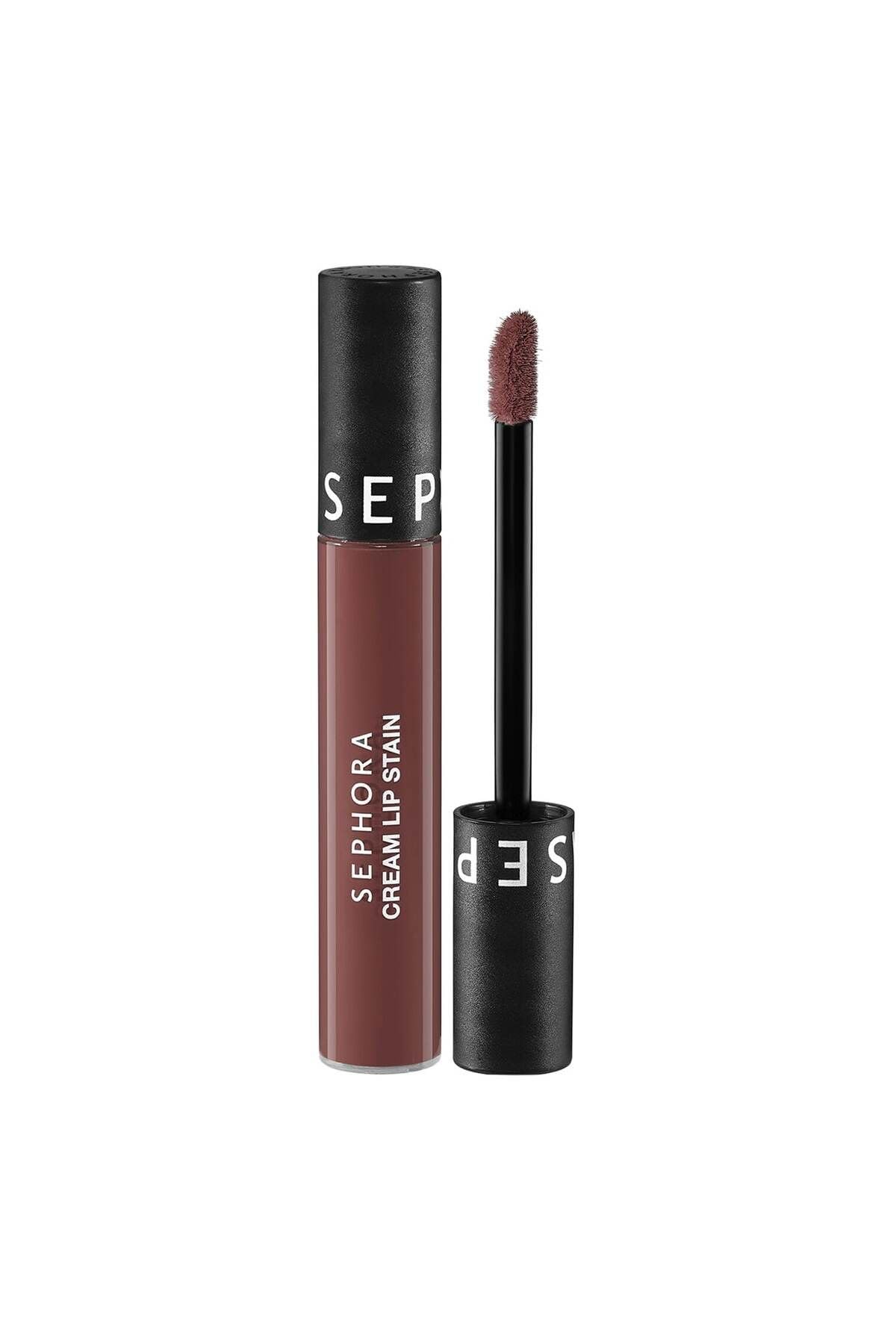 Sephora Cream Lip Stain – Bulaşmayan Kadife Bitişli Ruj - Mat Likit Ruj CREAM-BERCESTE93, 41 Vintage Rosewood