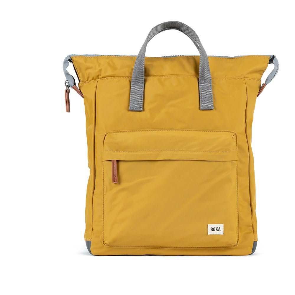 ROKA Bantry Medium Backpack in Corn Yellow Nylon