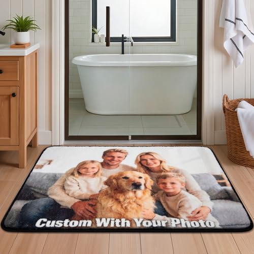 Tapis personnalisé lavable antidérapant contre saleté sol