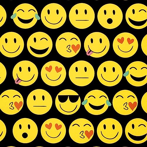 Geschenkpapier Teenager 70cm x 2m Rolle Smileys Emojis