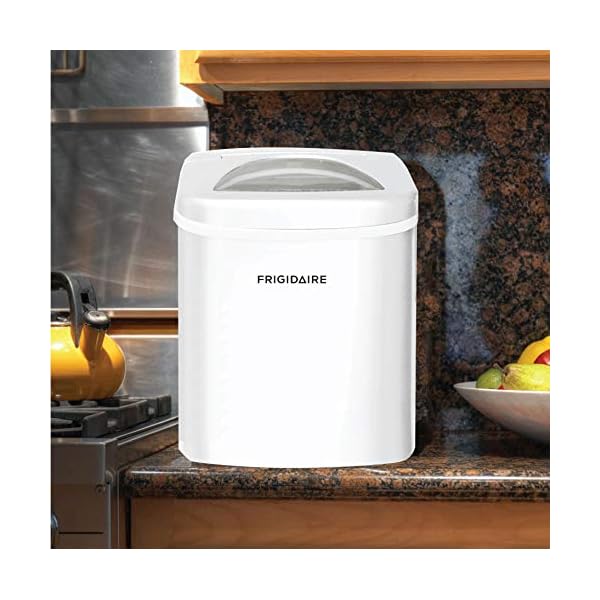 Frigidaire Portable Countertop EFIC108WHITE Maker, Freestanding, 26LB