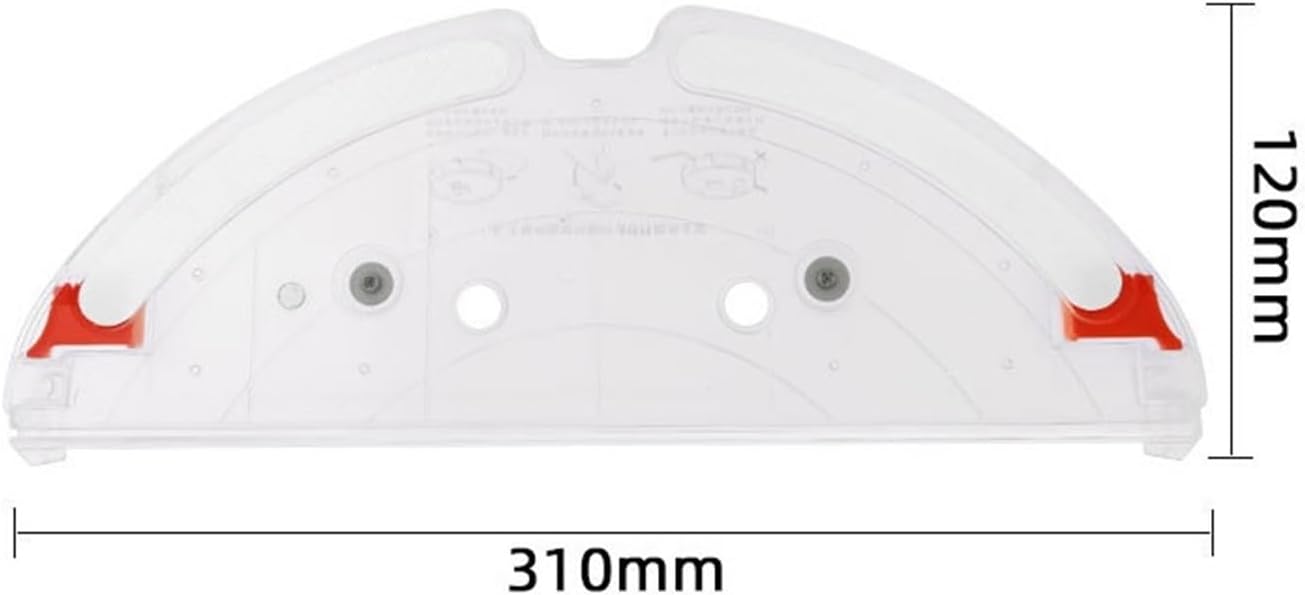 Spare Water Tank, Mop Holder, Mop Cloth, Compatible for Roborock S5 Max S6 Max S6 MaxV, Sweeping Robot Vacuum Cleaner Parts Replacement(Support Carriage mop)