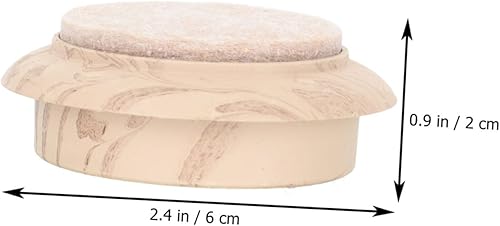 Miniatura 7 de 4 piezas de ruedas fijas deslizantes de piernas móviles suaves, copas redondas para muebles, extremos de goma para sillas, posavasos de silicona,