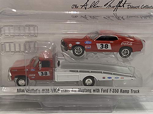 Greenlight Hollywood 1969 Trans Am Mustang y Ford F-350 miniatura 2