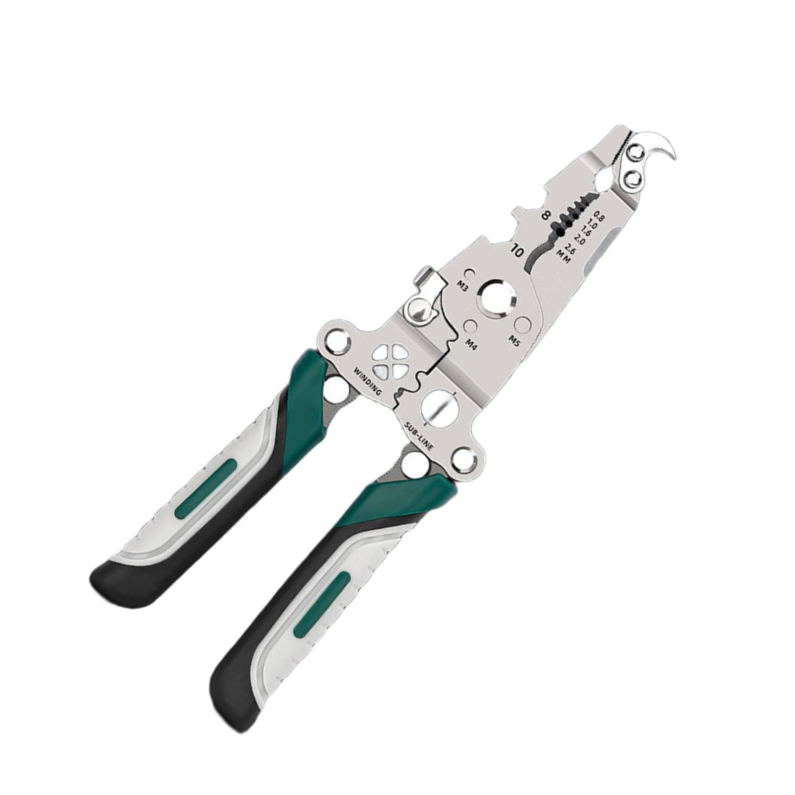 Msioytog A Electric Stripping Pliers Cutter Tool Efficient Wire Cutting & Stripping For Home Maintenance Smooth Function Switching Wire Stripper Crimper Cutter