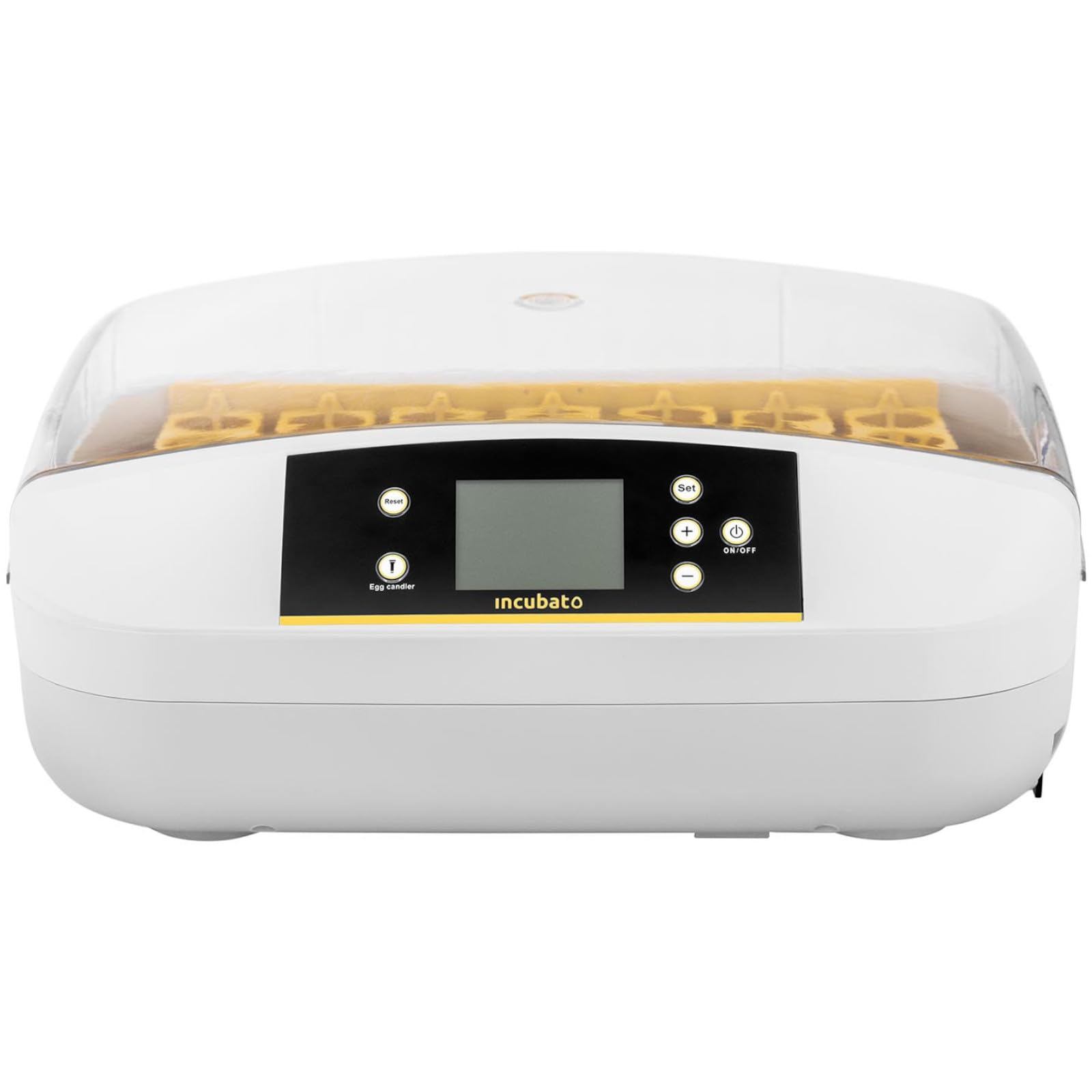 Incubadora De Huevos Aparato Incubador IN-32DDI (30-39,5 °C, hasta 42 Huevos, Ovoscopio Integrado, Totalmente automática)