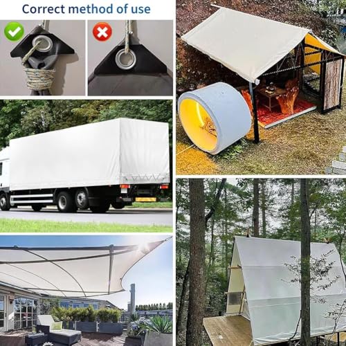 Bâche robuste imperméable de camping et housse extérieure pour stocker