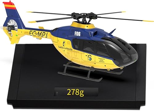 Miniatura 9 de QOVO YU Xiang Helicóptero a control remoto, EC-135 136 2.4G 6CH de accionamiento directo sin escobillas RC 3D6G helicóptero modelo de avión de