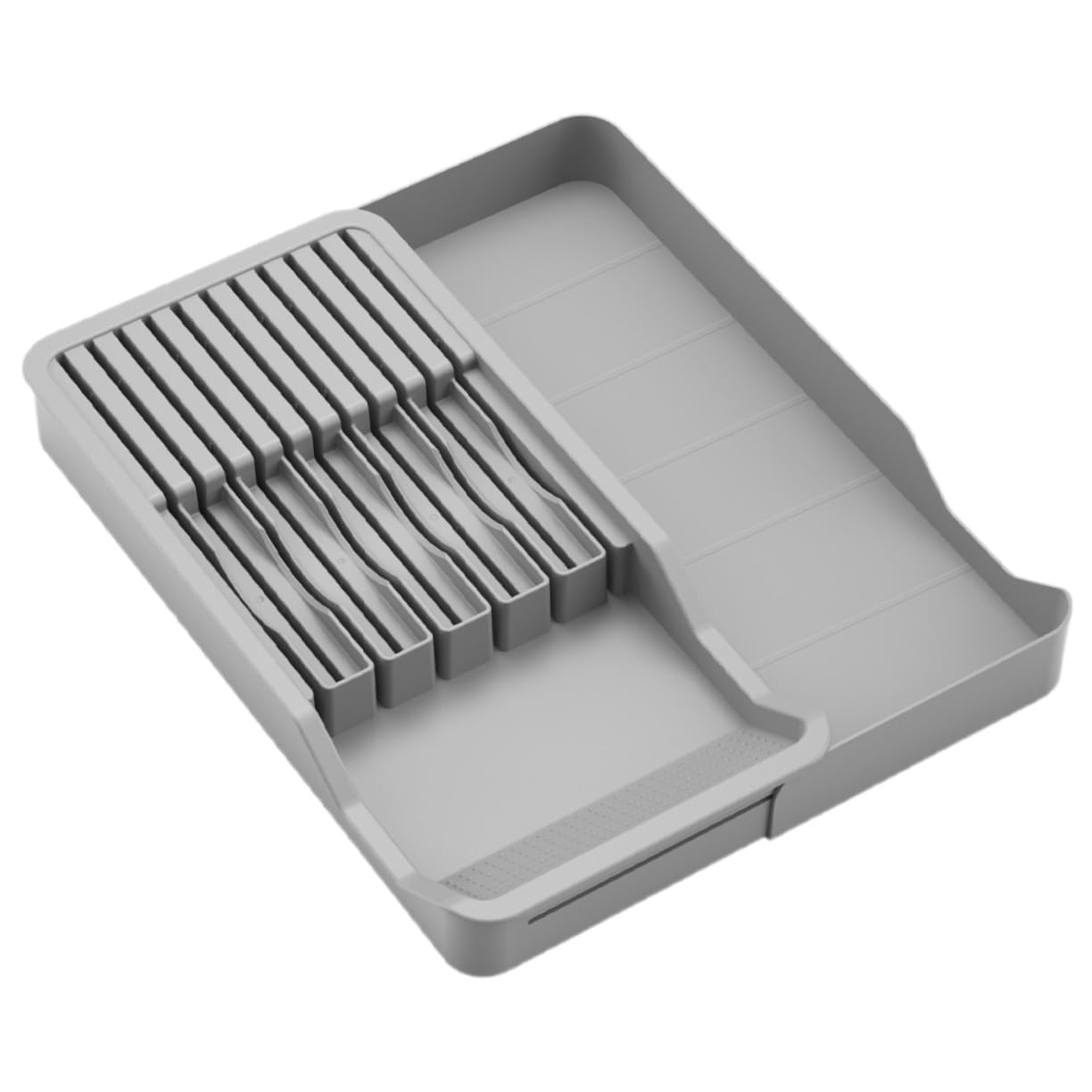 VALICLUD Organizador de de Cocina Gris Soporte de Escritorio Multifuncional de Resistente con Separadores para Protección de Fácil Limpieza y Orden Encimeras