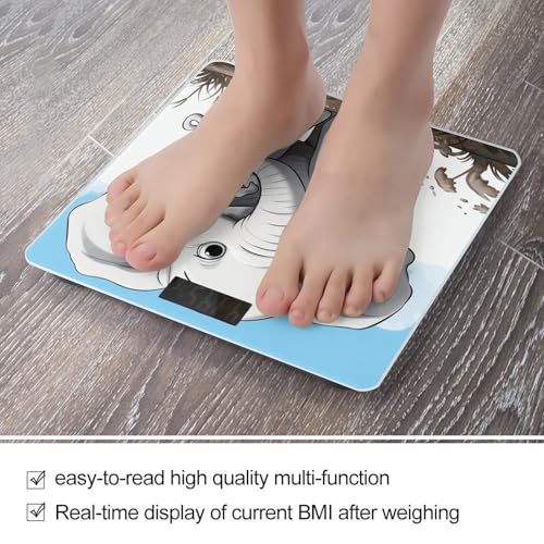 Báscula de baño digital White Elephant ultra clara 400lb miniatura 5