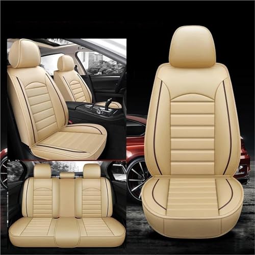 Housse de siège de voiture universelle beige pour auto Polo Golf Touran Tiguan