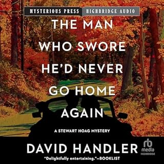 The Man Who Swore He'd Never Go Home Audiolibro Por David Handler arte de portada