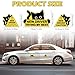 3Pcs Black Cat New Car Driving Magnets, Funny New Driver Magnet for Car Please Be Patient, Safety Warning Signs for Student Driver Moderate Size & Long Service Life