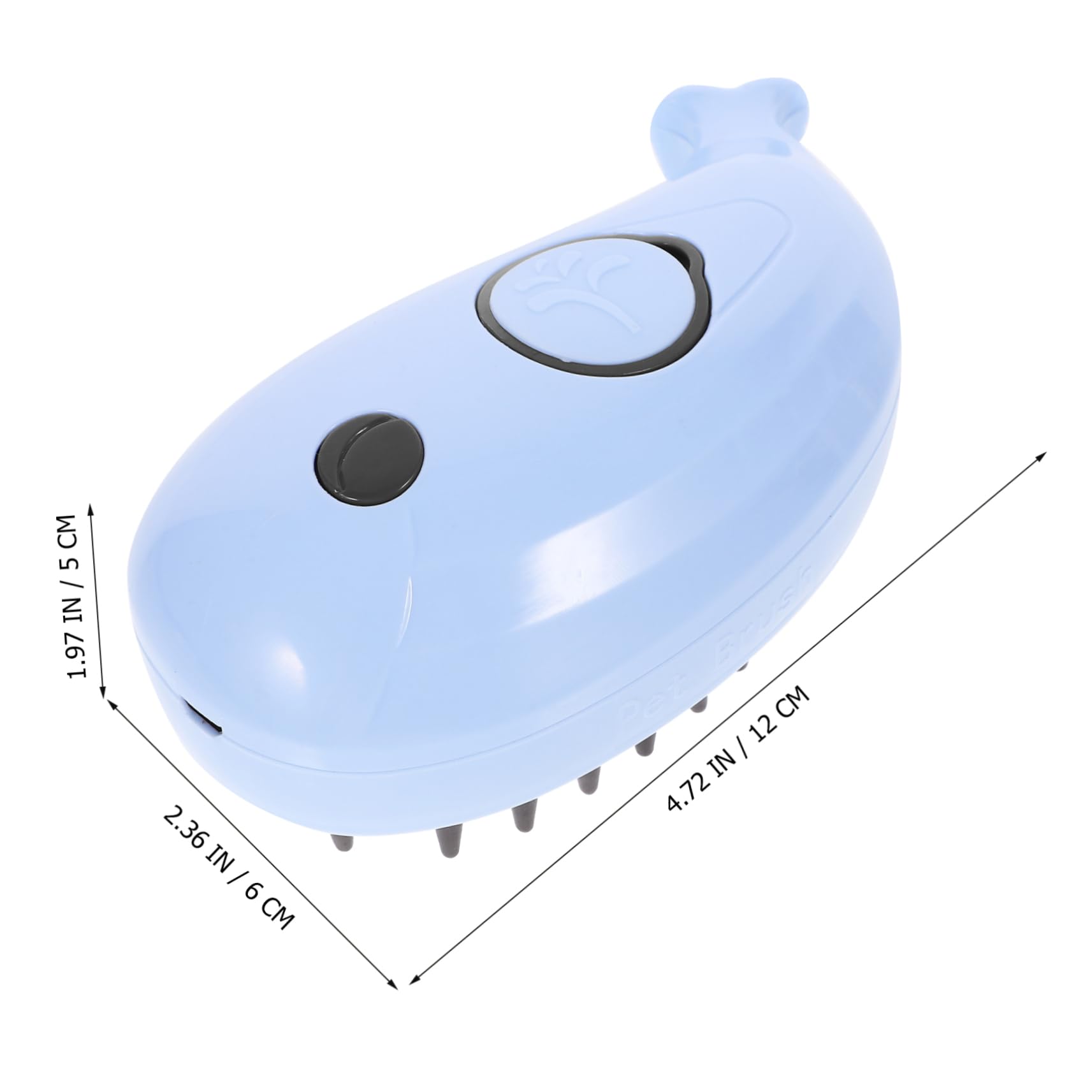 VANZACK 5piezas Cepillo De Vapor Autolimpiante Para Gatos Masaje Cepillo Multifuncional Para Eliminar Pelo Enredado y Bañar