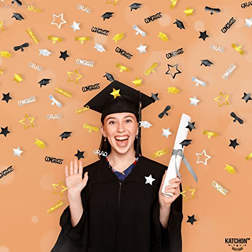 Katchon, Congrats Grad Graduation Confetti 2023 - Pack Of 1000 | Grad 2023 Confetti For 2023 Graduation Decorations | Graduation Table Decorations | Graduation Decorations Class Of 2023 Decorations #TOP7
