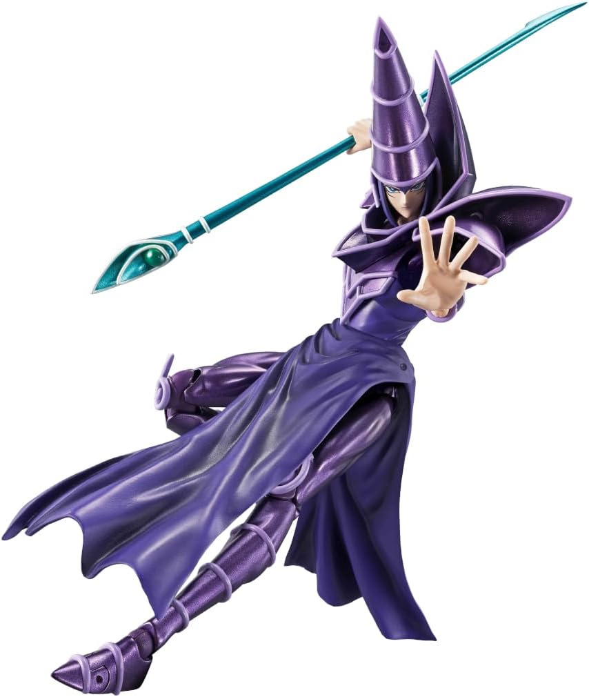 TAMASHII NATIONS - Yu-Gi-Oh! - Dark Magician, Bandai Spirits S.H.MonsterArts Action Figure