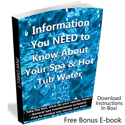 JNW Direct Spa Test Strips for Hot Tubs - 100 Count, Best Kit for Accurate Water Quality Testing at Home, 5 in 1 Hot Tub Testing Strips, Free App & Ebook Included - Thumbnail 5