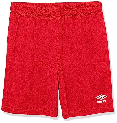 Short de soccer pour garçon rouge confortable contre les irritations